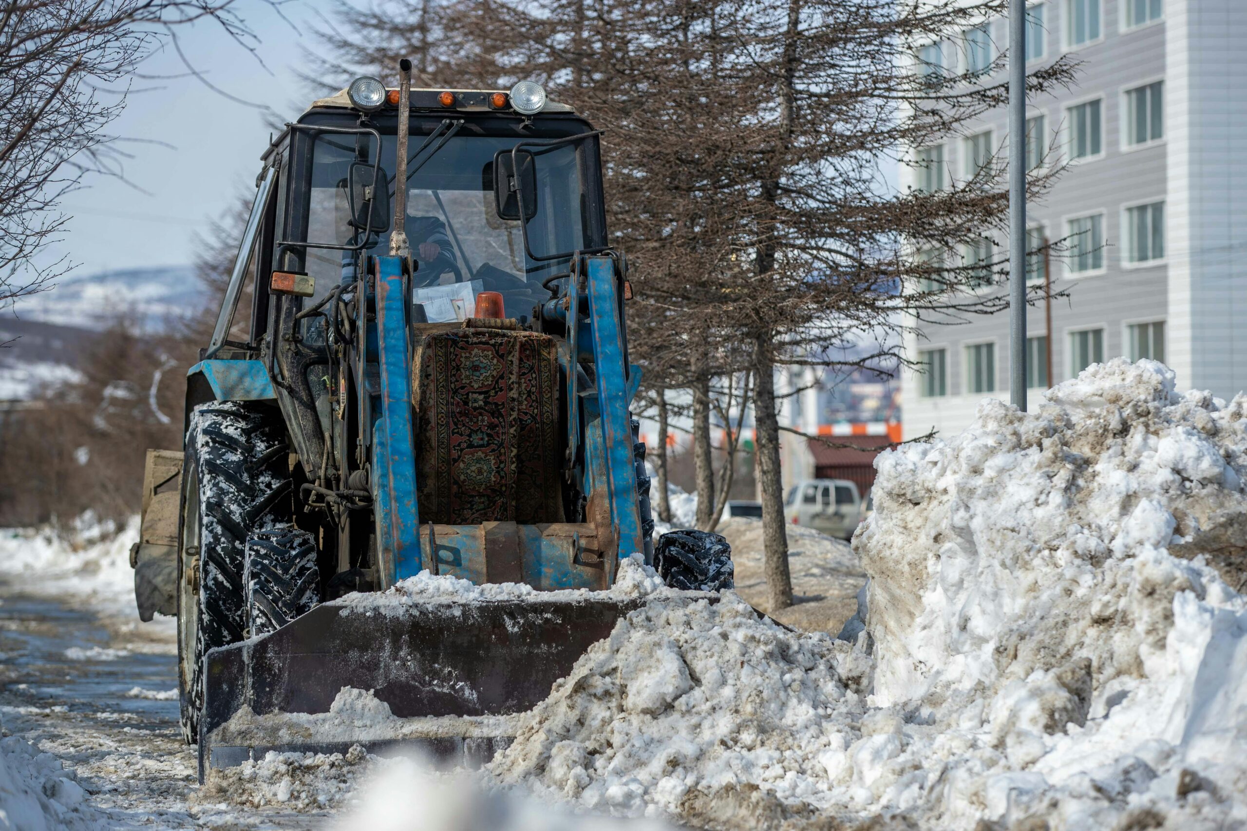 Winterdienst in Münster im Einsatz